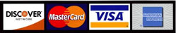 major credit cards